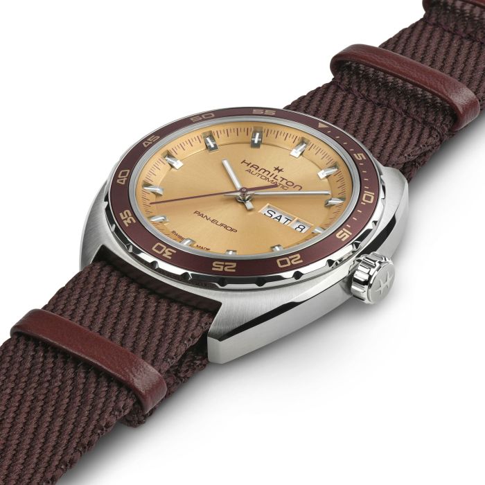 Hamilton H35435820 Watch - American Classic Pan Europ Day Date Auto (Image 10)