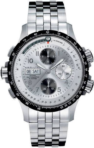 Hamilton H77626153 Watch - Khaki Aviation Khaki X Wind Auto Chrono (Image 7)