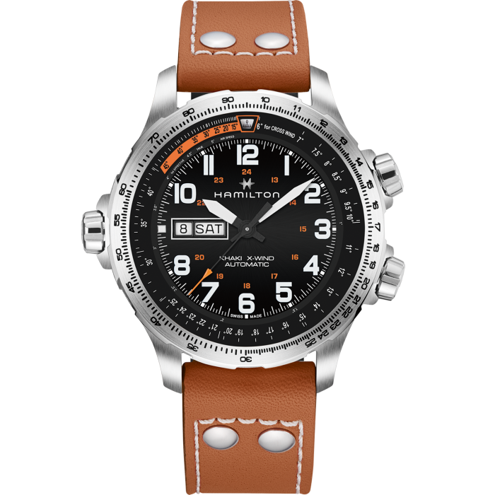 Hamilton H77755533 Watch - Khaki Aviation X-Wind Day Date Auto