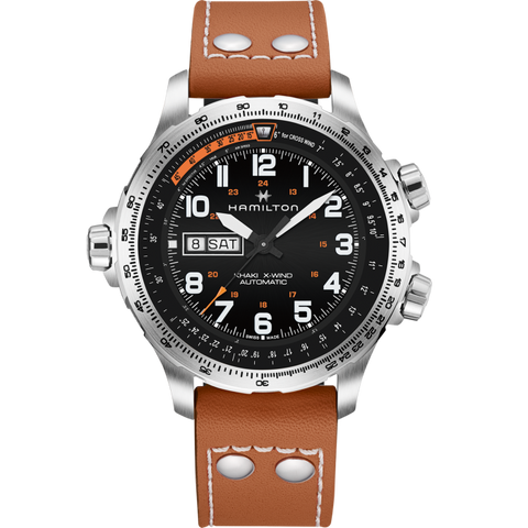 Hamilton H77755533 Watch - Khaki Aviation X-Wind Day Date Auto