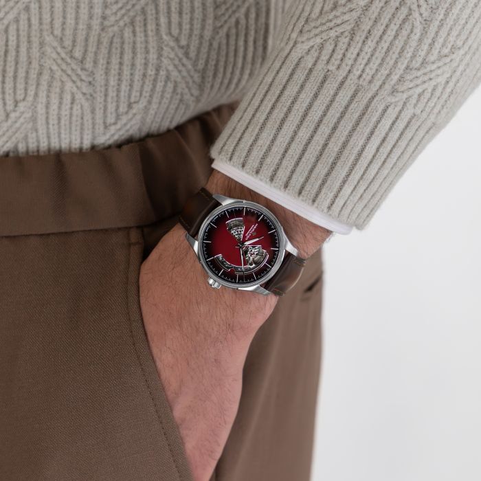Hamilton H32675570 Watch - Jazzmaster Open Heart Auto (Image 7)