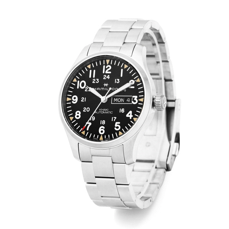 Hamilton H70535131 Watch - Khaki Field Khaki Field Day Date (Image 6)