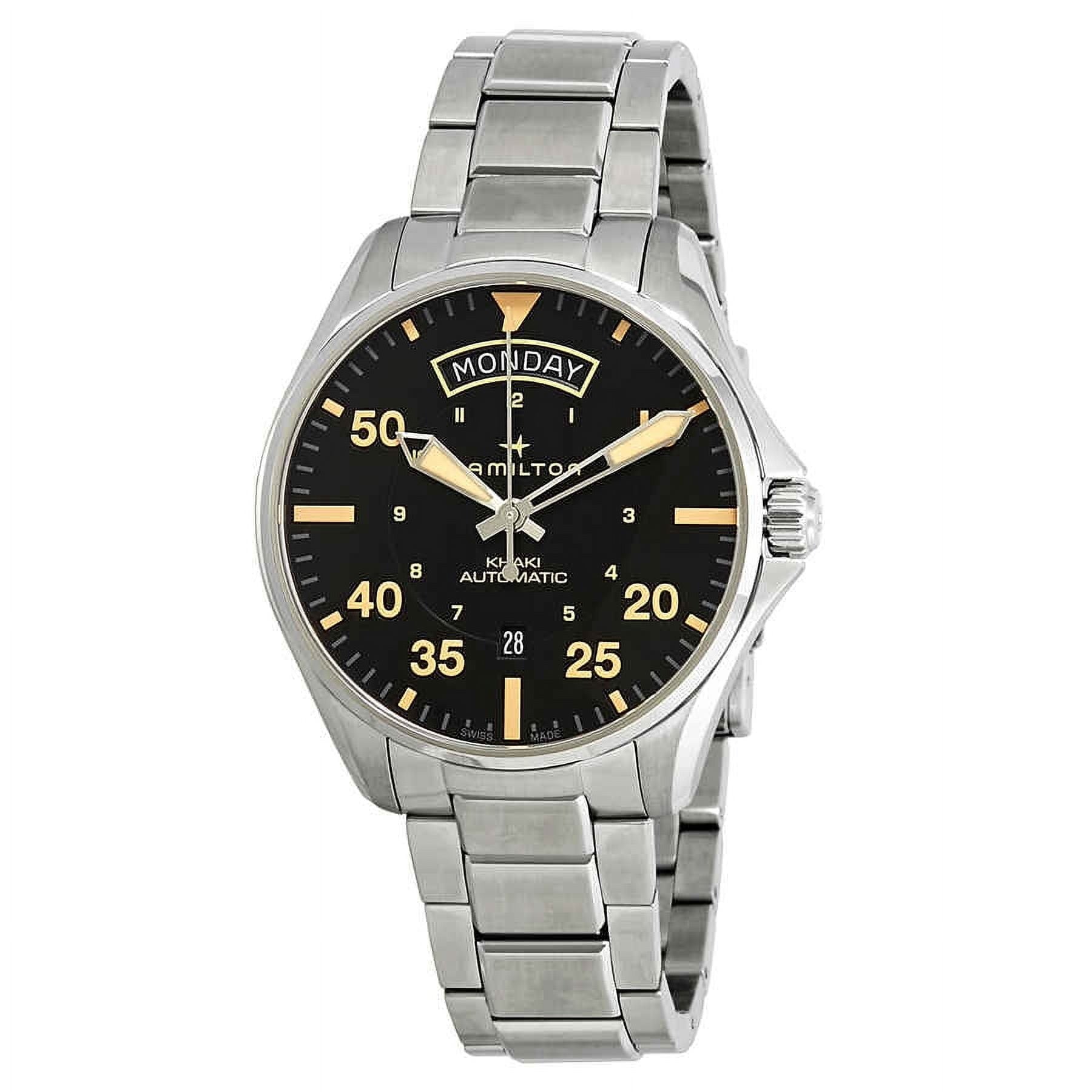Hamilton H64645131 Watch - Khaki Aviation Day Date Auto (Image 2)