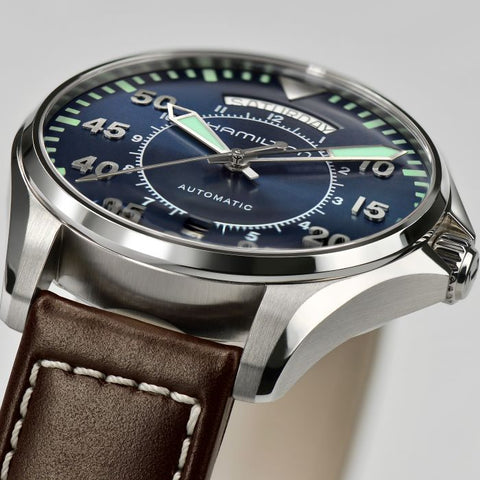 Hamilton H64615545 Watch - Khaki Aviation Pilot Day Date Auto (Image 2)