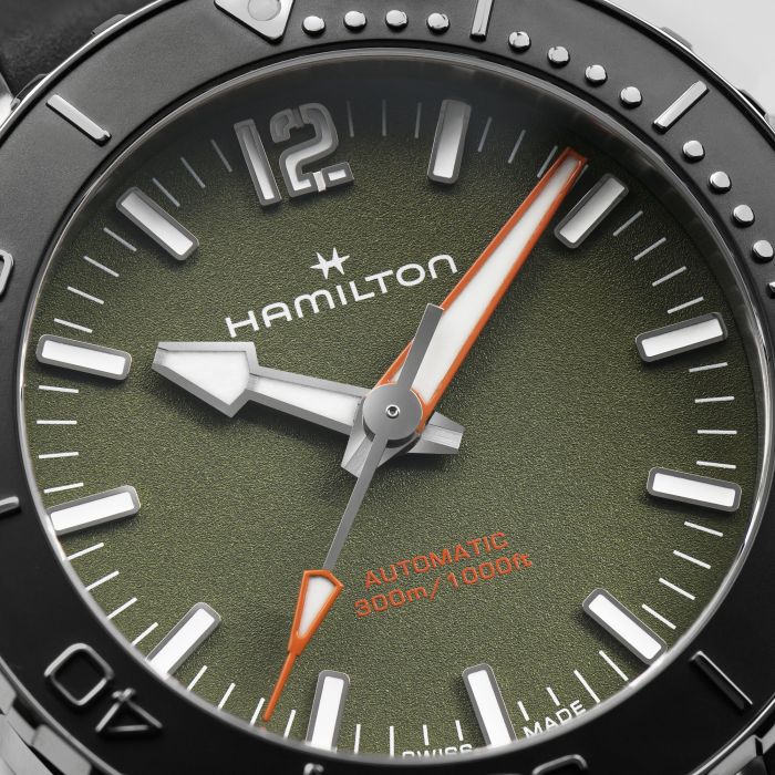 Hamilton H77455360 Watch - Khaki Navy [Exclusive to Official Stores and Online Boutique] Openwater Auto (Image 5)
