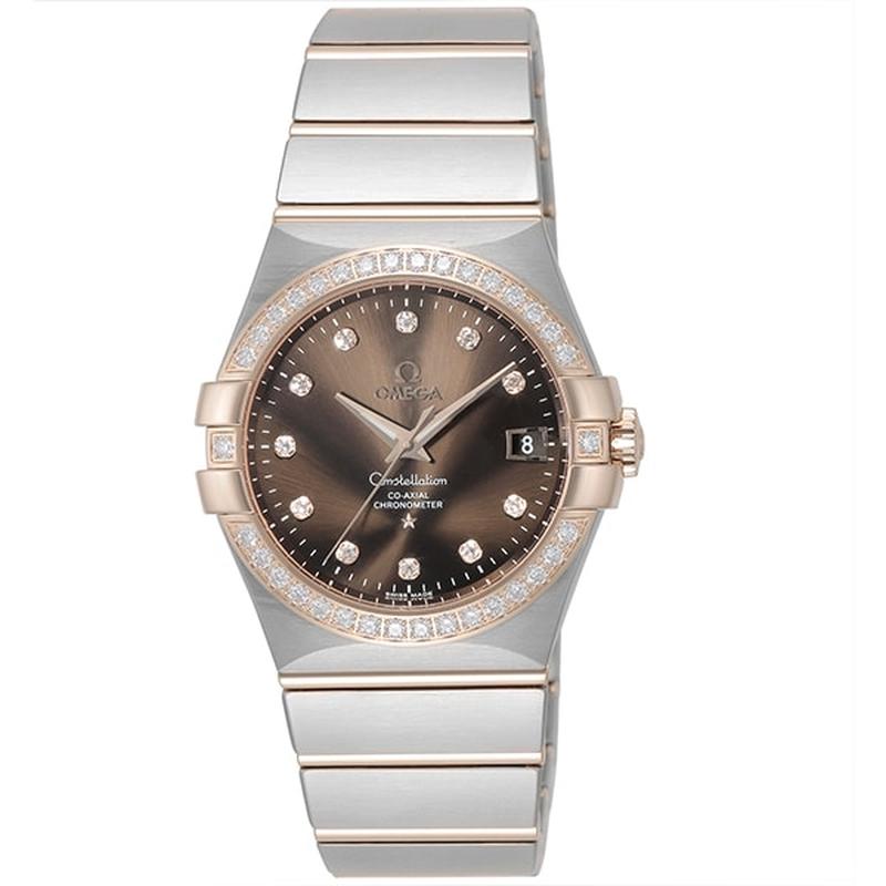 OMEGA 123.25.35.20.63.001 Watch - Constellation Co-Axial Chronometer Men's Metal Bracelet Parallel Import 5-Year Warranty