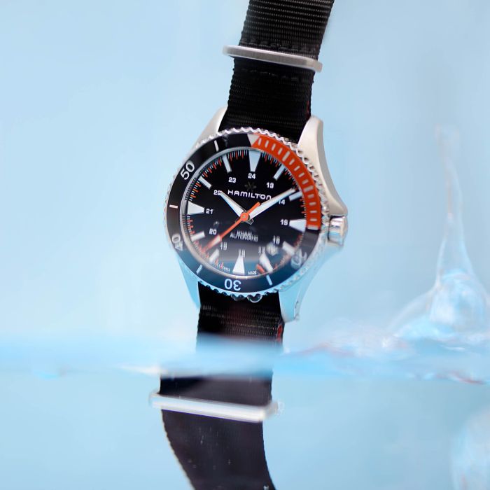 Hamilton H82305931 Watch - Khaki Navy Scuba Auto (Image 9)