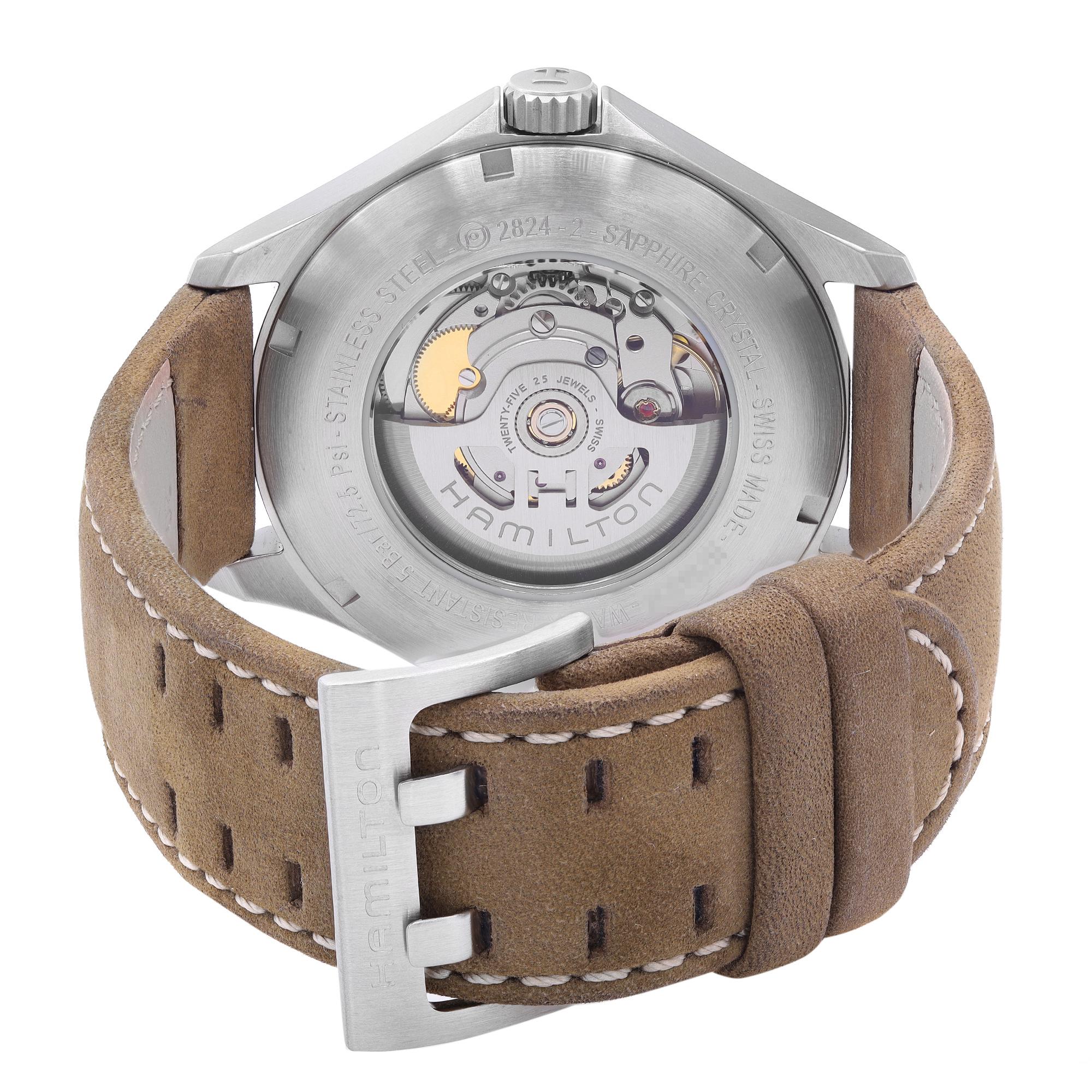 Hamilton H76665835 Watch - Khaki Aviation Khaki Aviation Auto (Image 6)