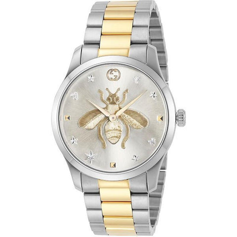 GUCCI G-Timeless 2-Year Warranty Silver YA1264131 [Parallel Import]