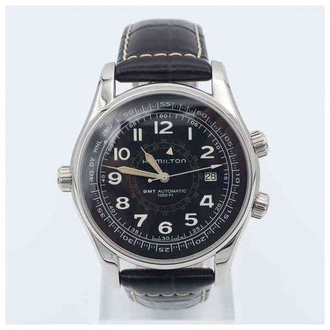Hamilton H77505535 Watch - Khaki Navy Khaki UTC Auto (Image 5)