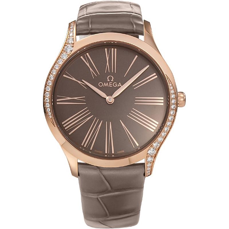 OMEGA 428.58.36.60.13.001 Watch - De Ville Tresor Ladies Leather Strap Parallel Import 5-Year Warranty