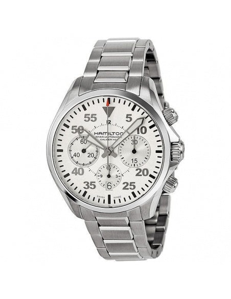 Hamilton H64666155 Watch - Khaki Aviation Khaki Pilot Auto Chrono (Image 8)