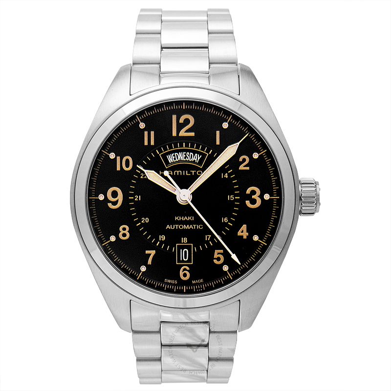 Hamilton H70505933 Watch - Khaki Field Day Date Auto (Image 4)