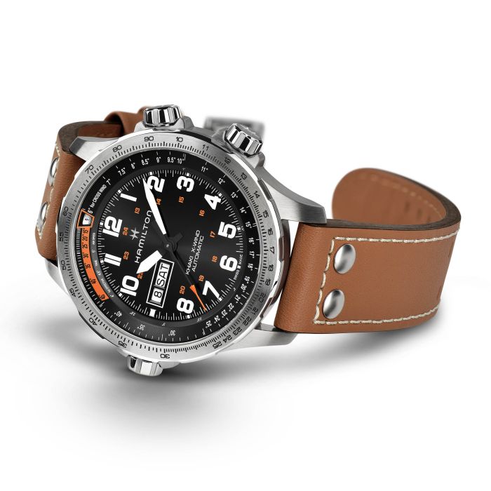 Hamilton H77755533 Watch - Khaki Aviation X-Wind Day Date Auto (Image 3)
