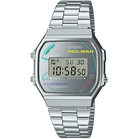 CASIO CASIO CLASSIC Pac-Man Collaboration Model Silver A168WEPC-7AJR