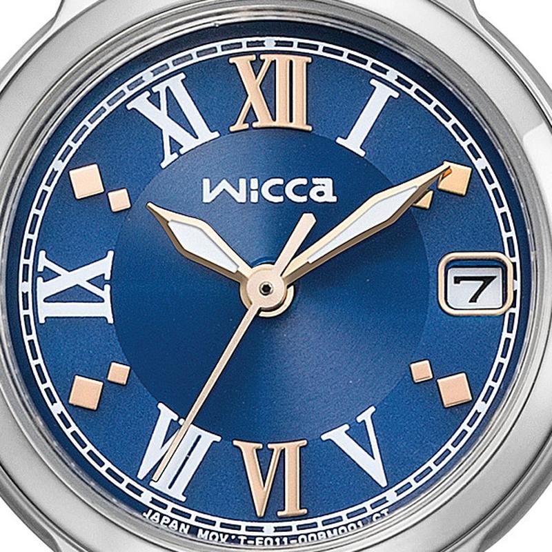 CITIZENwiccaソーラークォーツ腕時計SS/PGP wicca（ウィッカ