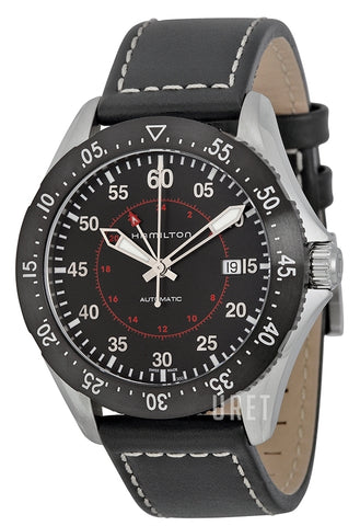 Hamilton H76755735 Watch - Khaki Aviation Khaki Pilot GMT Auto (Image 4)
