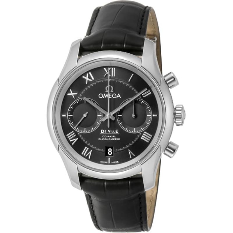 OMEGA 431.13.42.51.01.001 Watch - De Ville Hour Vision 5-Year Warranty Black [Parallel Import]
