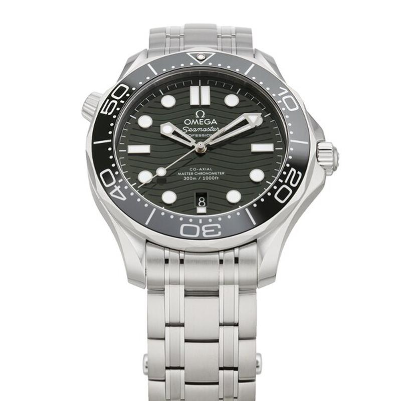 OMEGA 210.30.42.20.10.001 Watch - Seamaster Diver 300M 42mm Green Metal Parallel Import with 5-Year Warranty (Image 2)