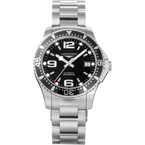Longines Hydro Conquest 5-Year Warranty Black L3.741.4.56.6 [Parallel Import]