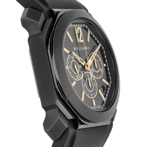 BVLGARI BGO41BBSVDCH Watch - NVY Rubber Strap Parallel Import 2-Year Warranty (Image 3)