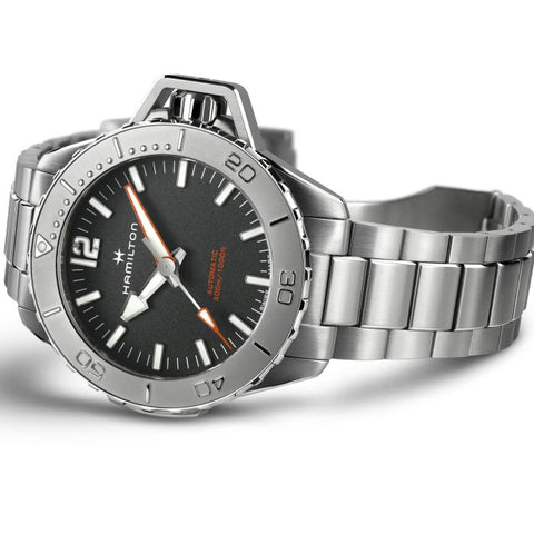 Hamilton H77815130 Watch - Khaki Navy Openwater Auto (Image 3)