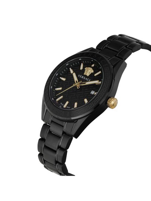 VERSACE VE6A00925 Watch - V CODE 2 Year Warranty Elegant Black Design Premium Quality Imported Timepiece