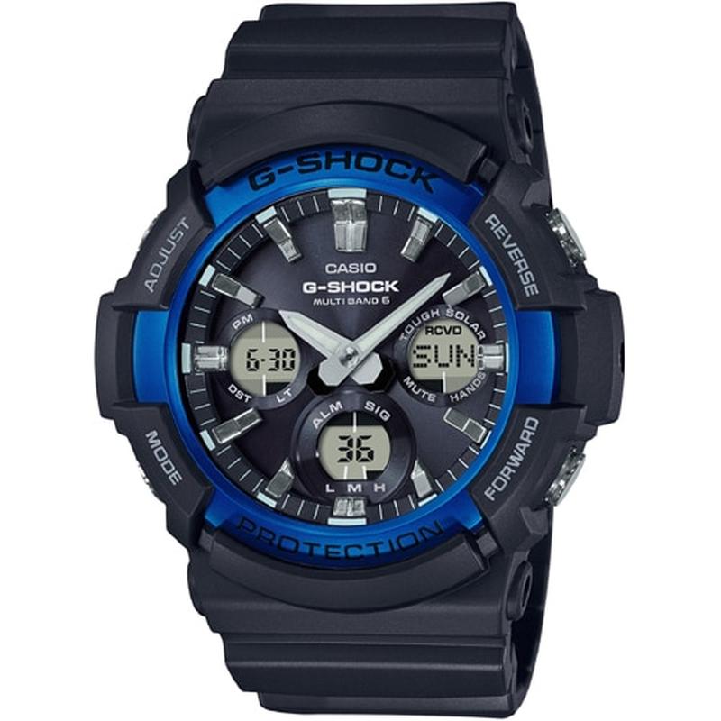 CASIO GAW-100B-1A2JF Watch - Men's Radio Solar Black/Blue
