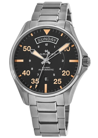 Hamilton H64645131 Watch - Khaki Aviation Day Date Auto (Image 7)