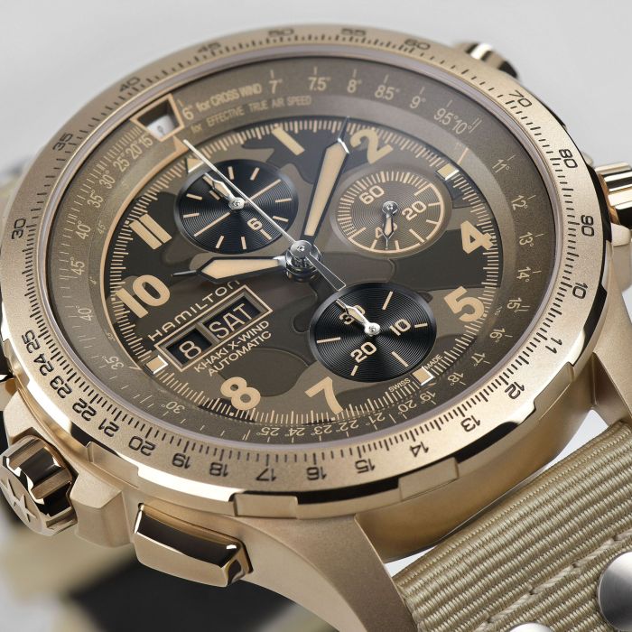 Hamilton H77916920 Watch - Khaki Aviation X-Wind Auto Chrono (Image 4)
