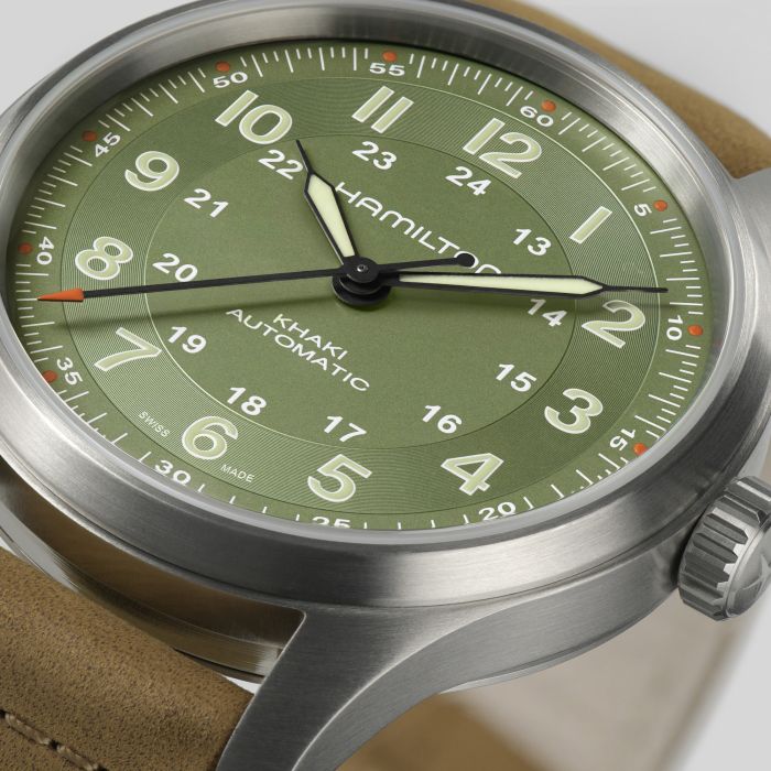 Hamilton H70545560 Watch - Khaki フィールド Titanium Auto (Image 4)