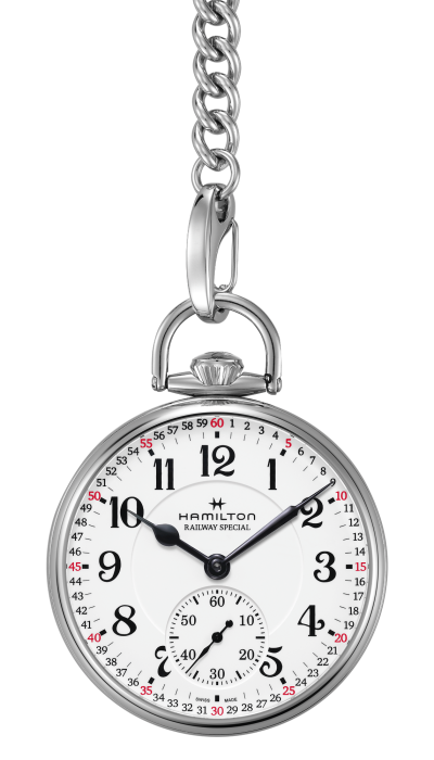 Hamilton H40819110 Watch - American Classic RailRoad Pocket Watch | Limited Edition