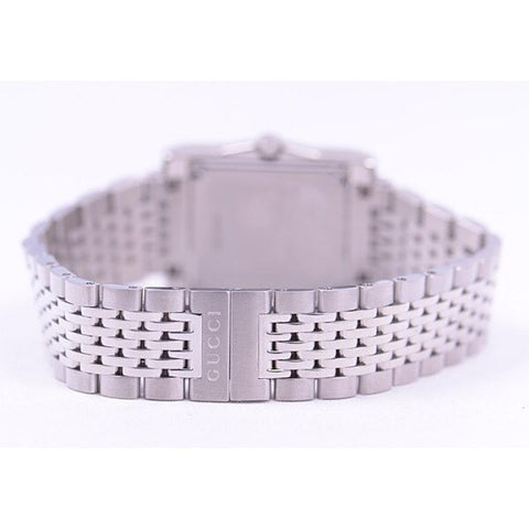 GUCCI Rectangle 2-Year Warranty Silver YA138501 [Parallel Import]