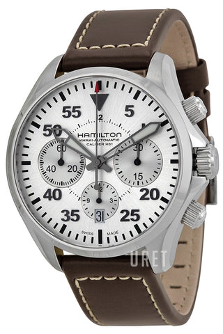 Hamilton H64666555 Watch - Khaki Aviation Khaki Pilot Auto Chrono (Image 6)