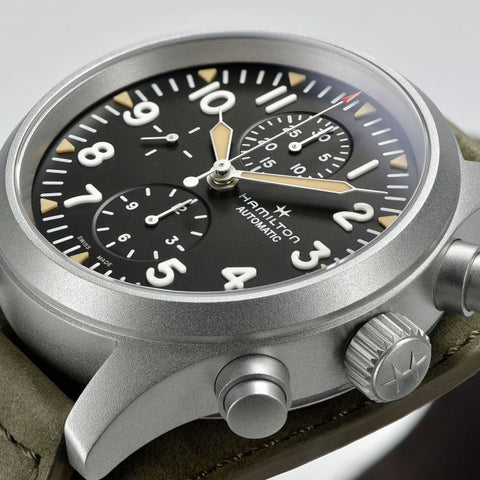 Hamilton H71706830 Watch - Khaki Field Auto Chrono (Image 6)