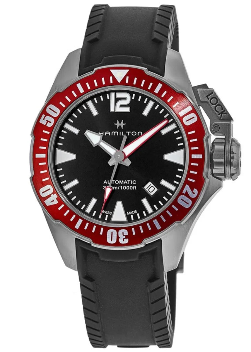 Hamilton H77725335 Watch - Khaki Navy OPENWATER AUTO