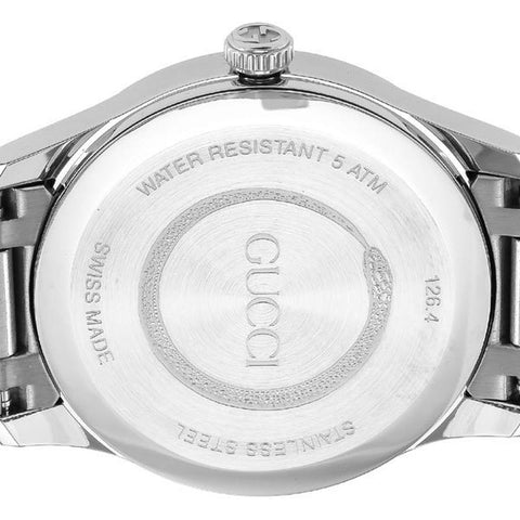 GUCCI G-Timeless Silver Watch with 2-Year Warranty YA1264126 [Parallel Import]