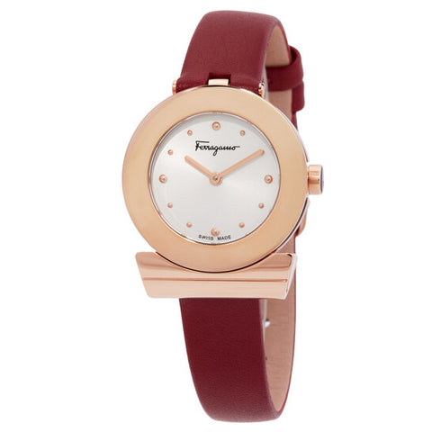 SALVATORE FERRAGAMO SFPD01924 GANCINO Red Handbag with 2 Year