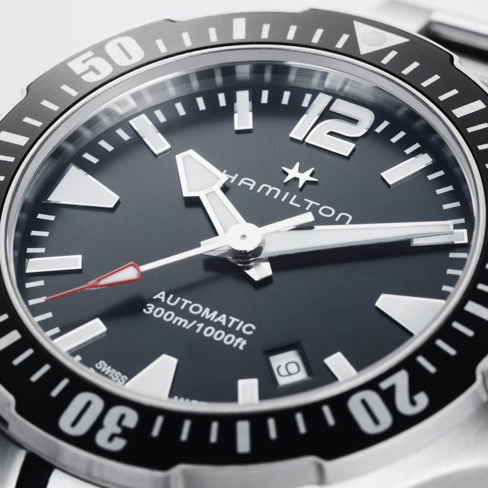 Hamilton H77605135 Watch - Khaki Navy OPENWATER AUTO (Image 4)