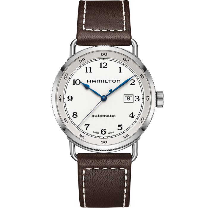 Hamilton H77715553 Watch - Khaki Navy Pioneer Auto