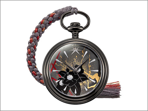 Premico x Touken Ranbu ONLINE Higekiri Kanazawa Kaga Maki-e Pocket Watch (Series 2)