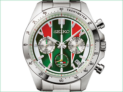 Lancia Stratos 50th Anniversary x Seiko Collaboration Watch