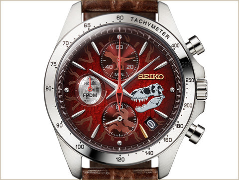 Seiko x Fukui Prefectural Dinosaur Museum Triceratops Model Collaboration Watch