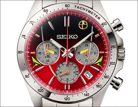 Neon Genesis Evangelion x Shinkansen 500 TYPE EVA-02 Collaboration Watch