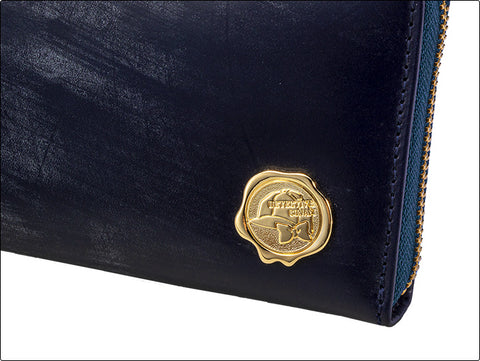 Detective Conan x Toru Amuro Model British Bridle Leather Long Wallet