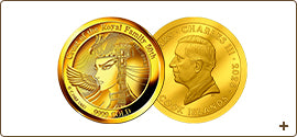 Crest of the Royal Family 50th Anniversary Pure Gold Coin Pendant Limited Edition