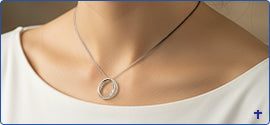 My Beautiful Man Double Ring Necklace