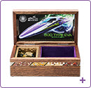 Neon Genesis Evangelion x Shinkansen 500 TYPE EVA Hakone Marquetry Music Box Limited Edition
