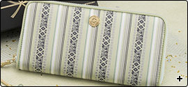 PREMICO x Touken Ranbu -ONLINE- Hizamaru Model Long Wallet Japanese Textile Collaboration