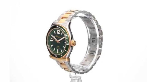 SALVATORE FERRAGAMO FF3270015 Watch - Elegant Green Leather Shoes with 2 Year Warranty Stylish Comfort for Every Occasion